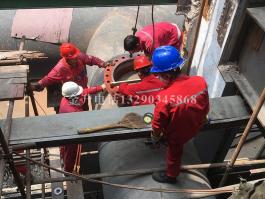 山東泰安焦化！DN1600焦爐煤氣管道帶壓封堵更換